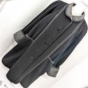 Gallery Black and Gray Swing Coat